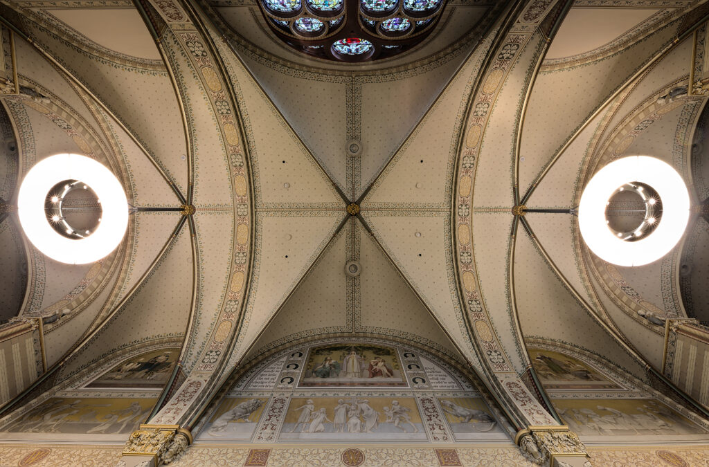 Le plafond du Rijksmuseum d' Amsterdam.