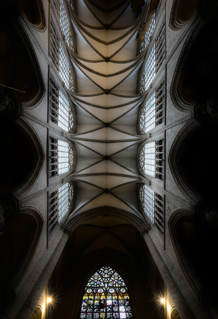 La cathédrale des St Michel et Gudule de Bruxelles.